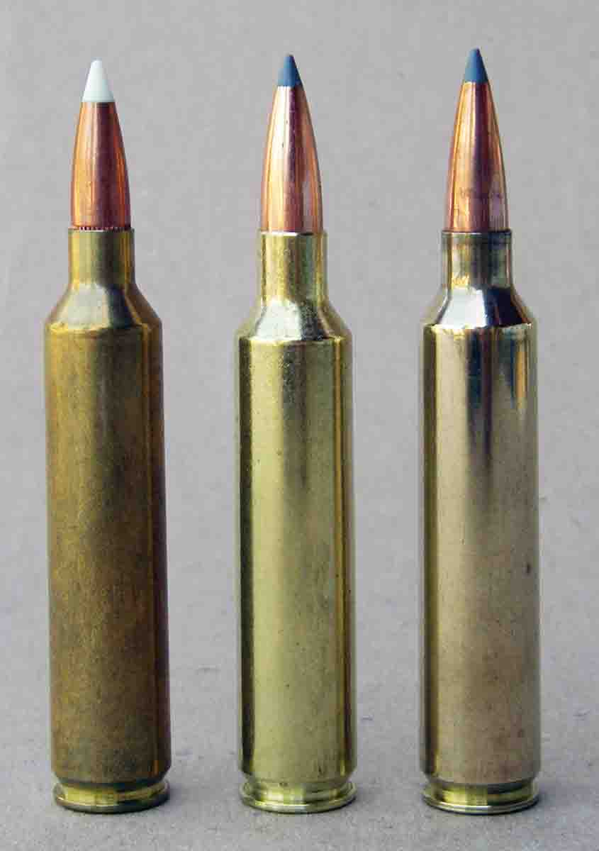 The .27 Nosler provides extremely high velocities.
